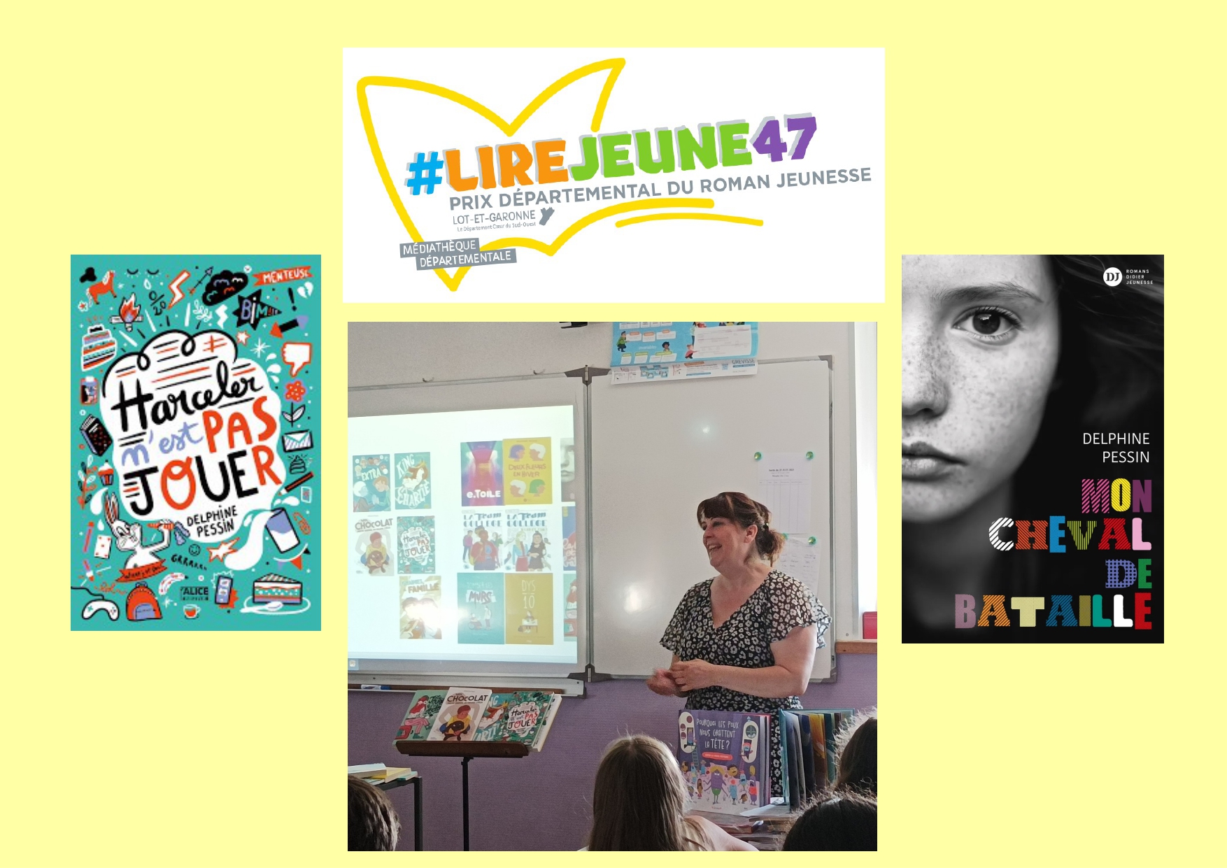 Rencontre avec la romancière jeunesse Delphine Pessin